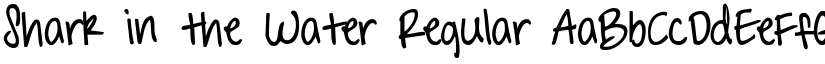 Shark in the Water Regular font