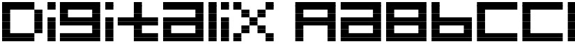 Digitalix font