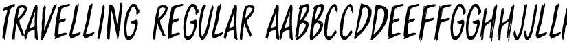Travelling Regular font