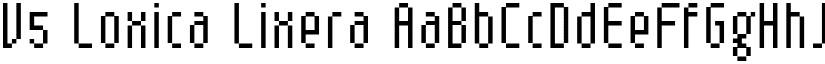 V5 Loxica Lixera font