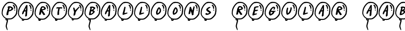 PartyBalloons Regular font