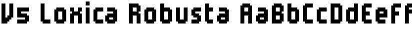V5 Loxica Robusta font