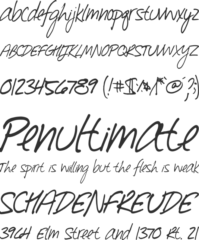 Southpaw font preview