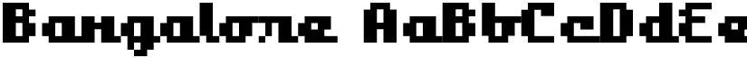 Bangalore font