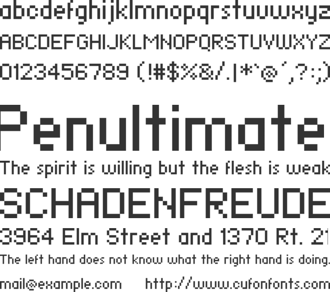 Fiery Turk font preview