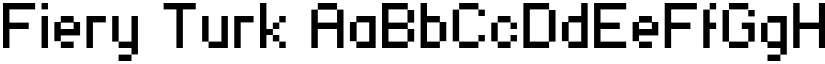 Fiery Turk font