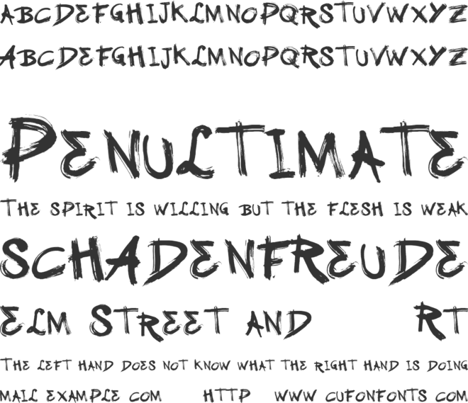 Vtks GranModa font preview