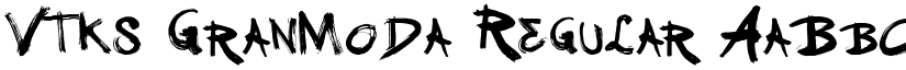 Vtks GranModa Regular font