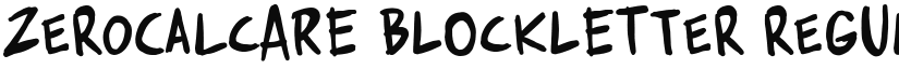 Zerocalcare Blockletter font download