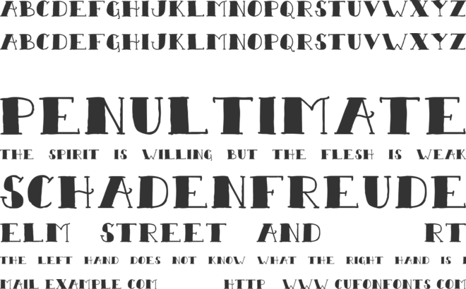 Sailor Scrawl Black font preview