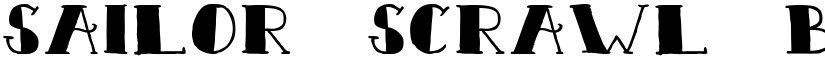 Sailor Scrawl Black Regular font
