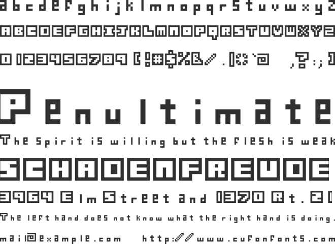 Digiffiti font preview