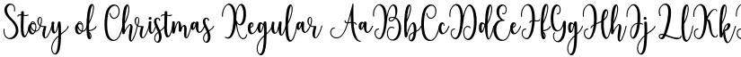 Story of Christmas Regular font