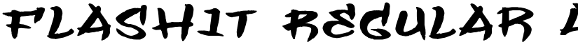 Flashit Regular font