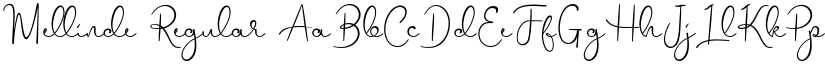 Mellinde Regular font