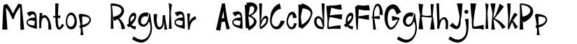 Mantop font download