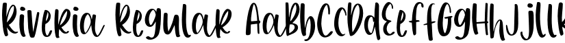 Riveria Regular font