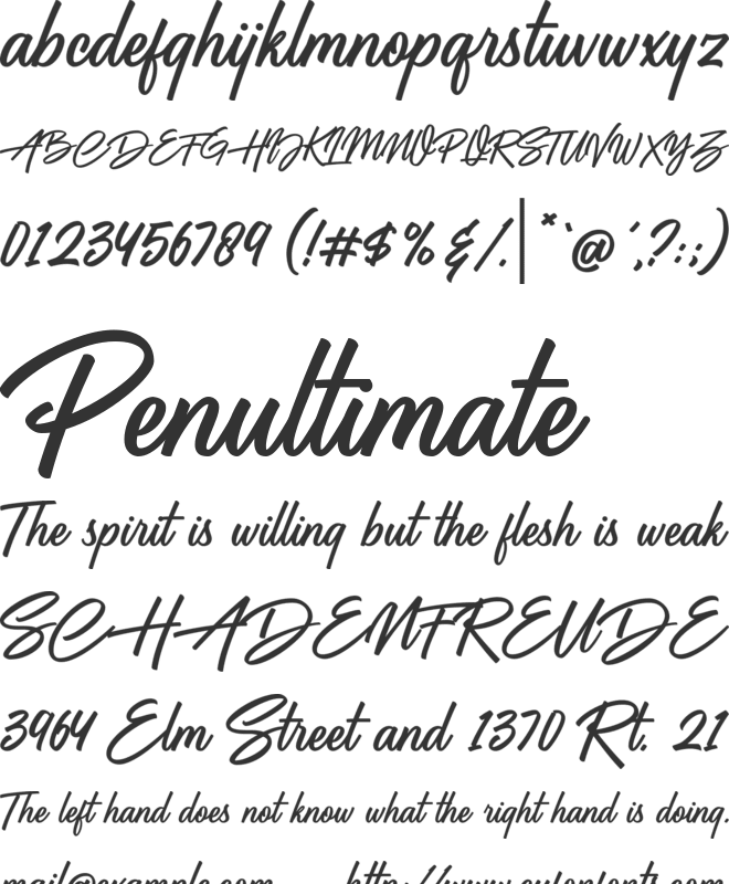 Battle Andy font preview