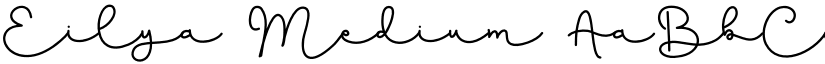 Eilya Medium font