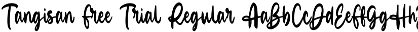 Tangisan Free Trial Regular font