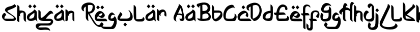 Shayan Regular font