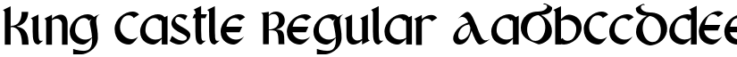 King Castle Regular font