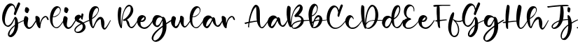 Girlish Regular font