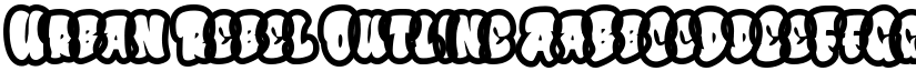 Urban Rebel Outline font