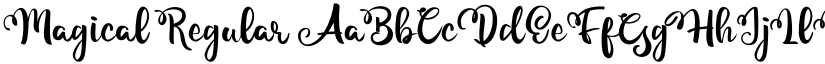 Magical Regular font