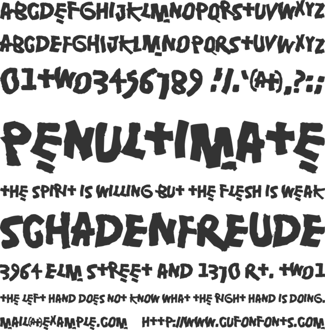 Damsterdam font preview