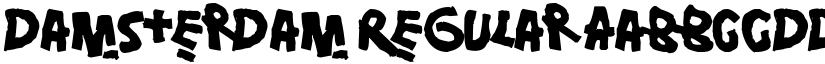Damsterdam Regular font