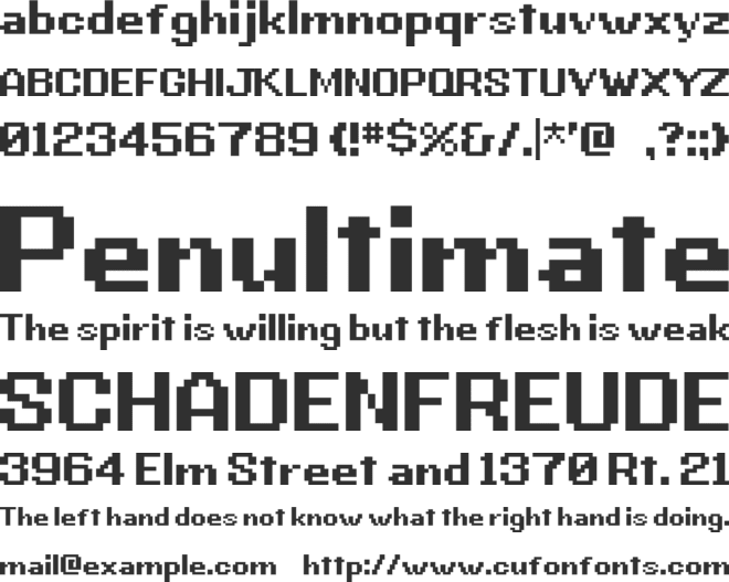 G.B.Boot font preview