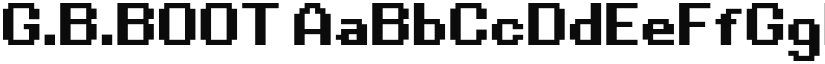 G.B.Boot font download