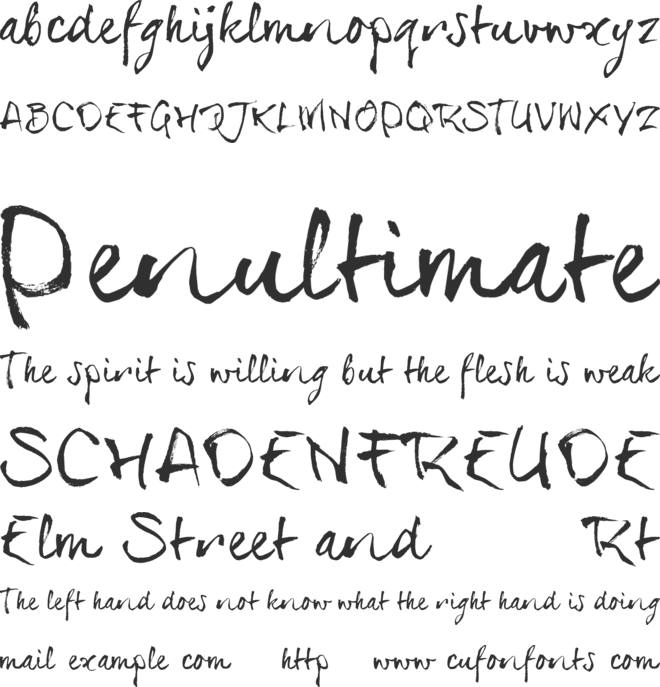 serialSue_TRIAL font preview