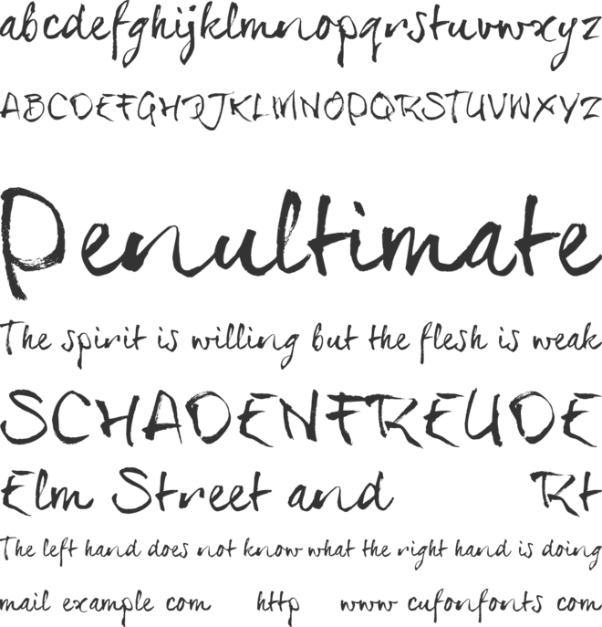 serialSue_TRIAL font preview