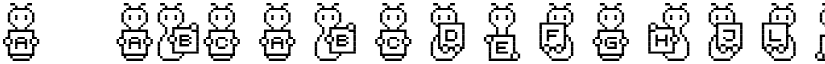 Alien ABC font