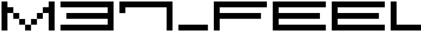 M37_FEEL THE BIT font
