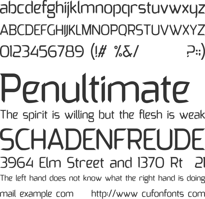 Giovindo Personal Use font preview