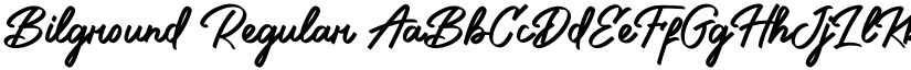 Bilground Regular font