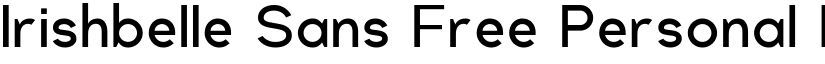 Irishbelle Sans Free Personal Regular font