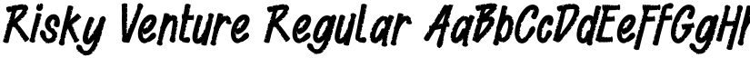 Risky Venture Regular font