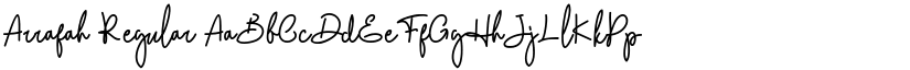 Arrafah Regular font