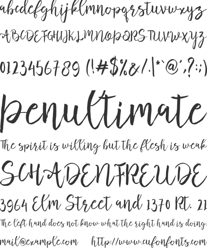 Butter Mellow font preview