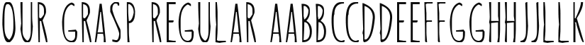 Our Grasp font download