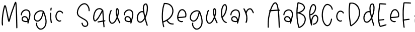 Magic Squad Regular font