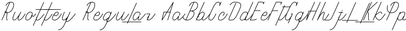 Ruottey font download