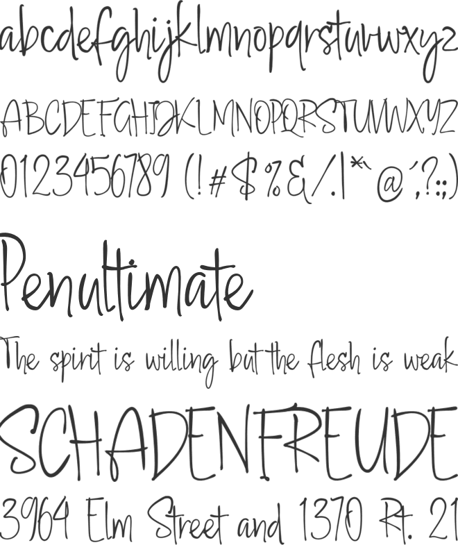 Dellinger font preview