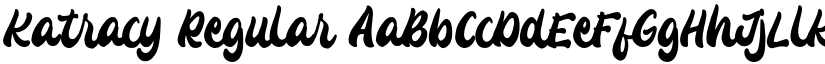 Katracy Regular font