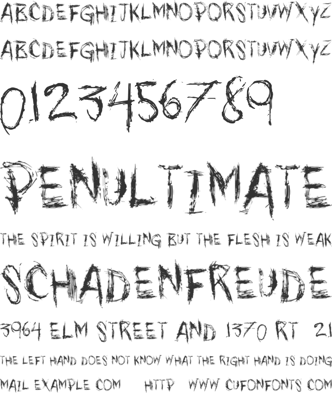 vtks kravadin font preview