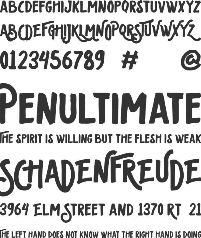 Oldventure font preview